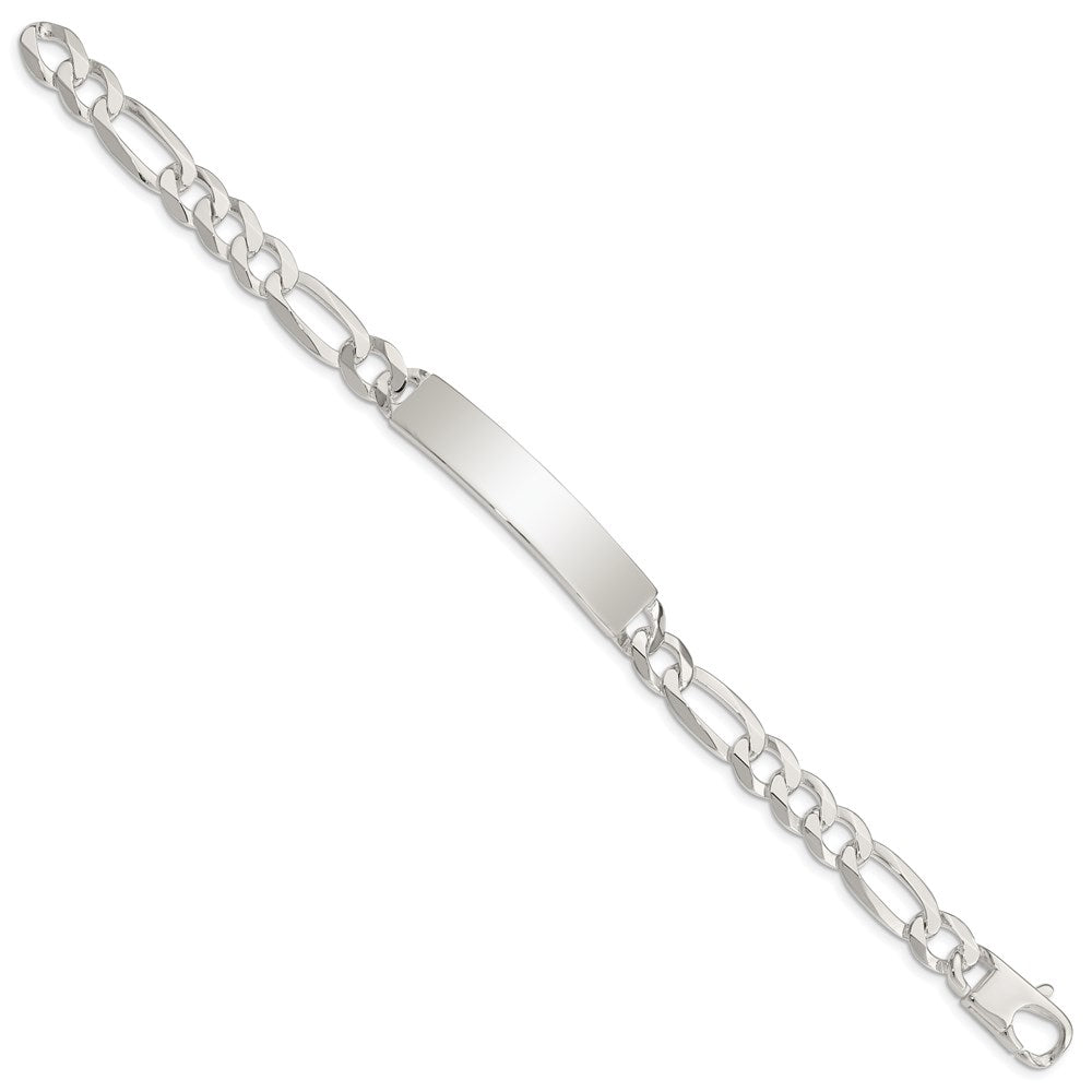 Sterlingsilber Figaro Glieder Id Gliederarmband