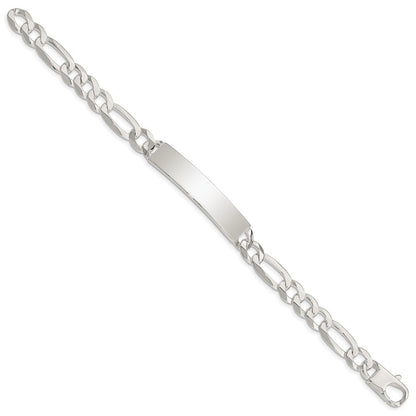 Sterlingsilber Figaro Glieder Id Gliederarmband