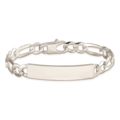 Sterlingsilber Figaro Glieder Id Gliederarmband