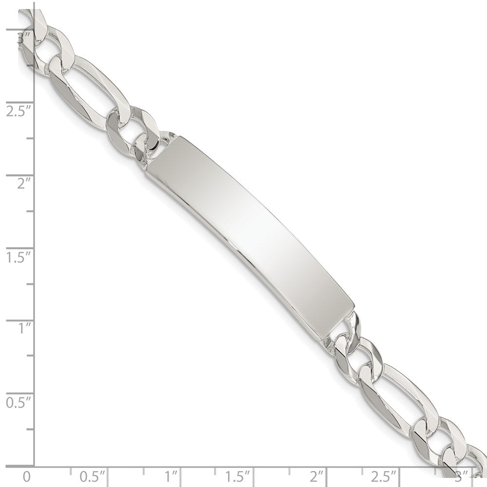 Sterlingsilber Figaro Glieder Id Gliederarmband
