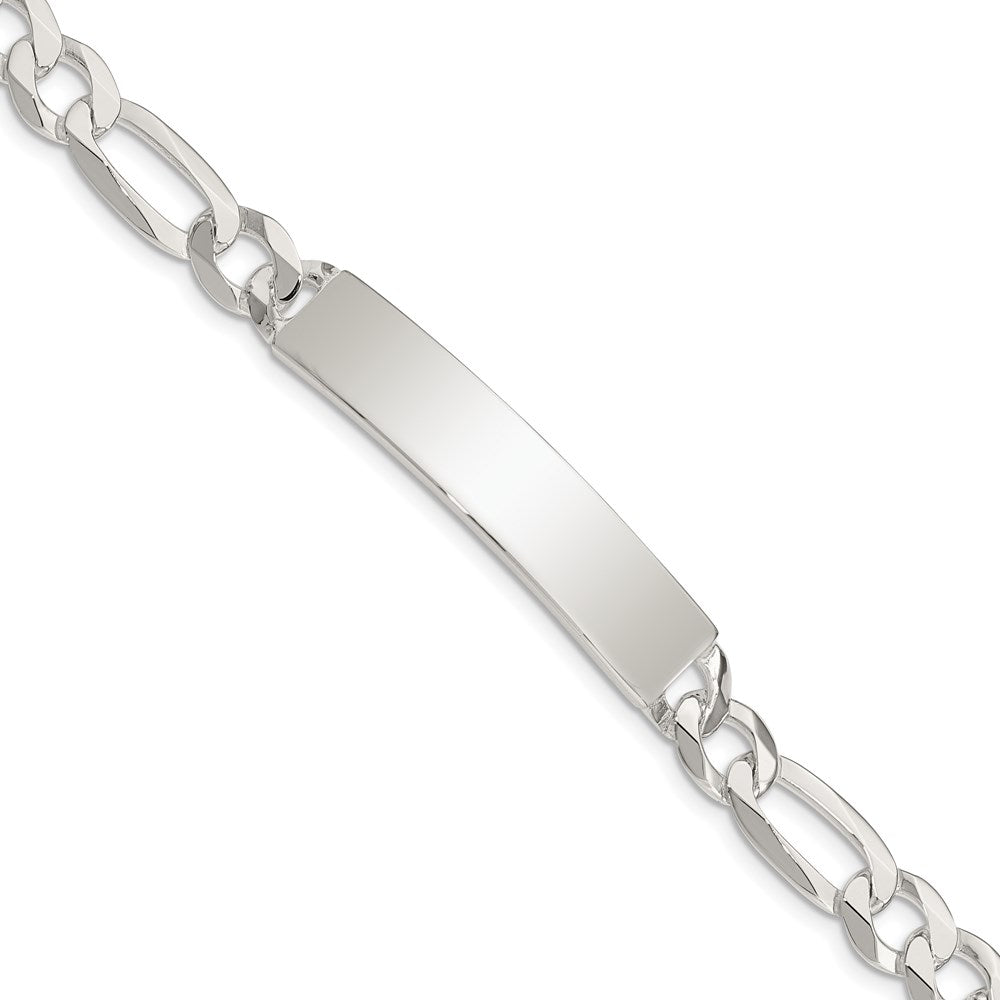 Sterlingsilber Figaro Glieder Id Gliederarmband