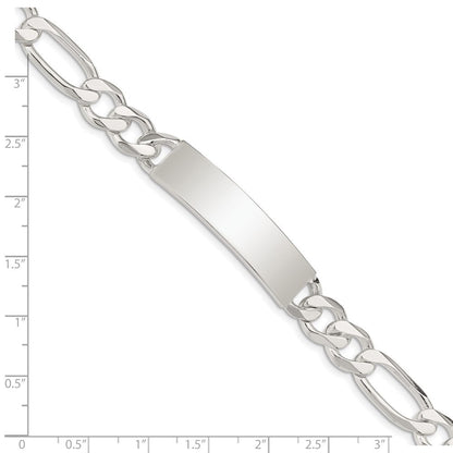 Sterlingsilber Figaro Glieder Id Armband