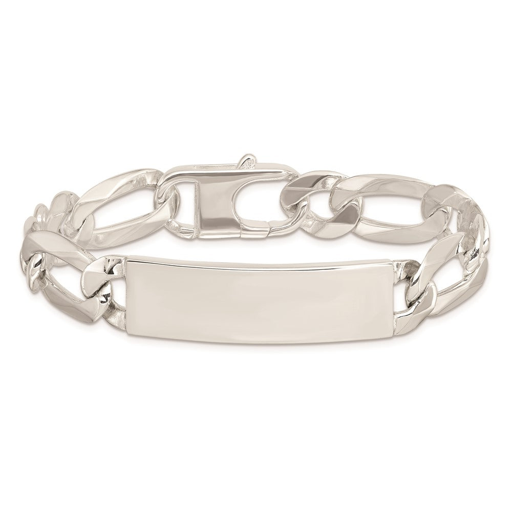 8.5 Zoll Sterlingsilber Figaro Glieder Id Armband