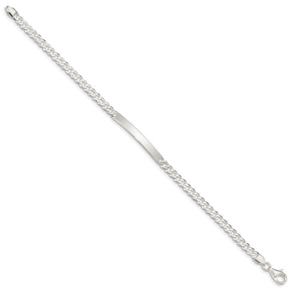 8.5 Zoll Sterlingsilber Panzer Glieder Id Armband