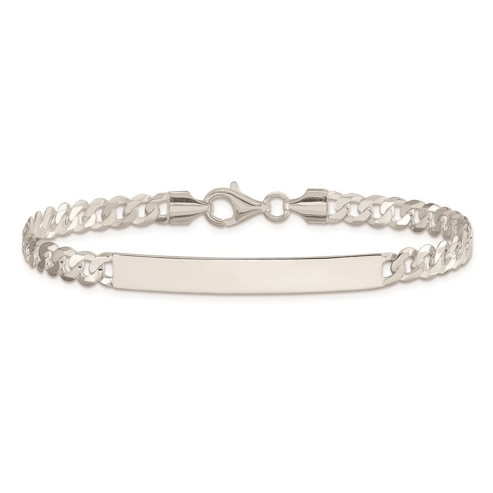 7.5 Zoll Sterlingsilber Panzer Glieder Id Armband