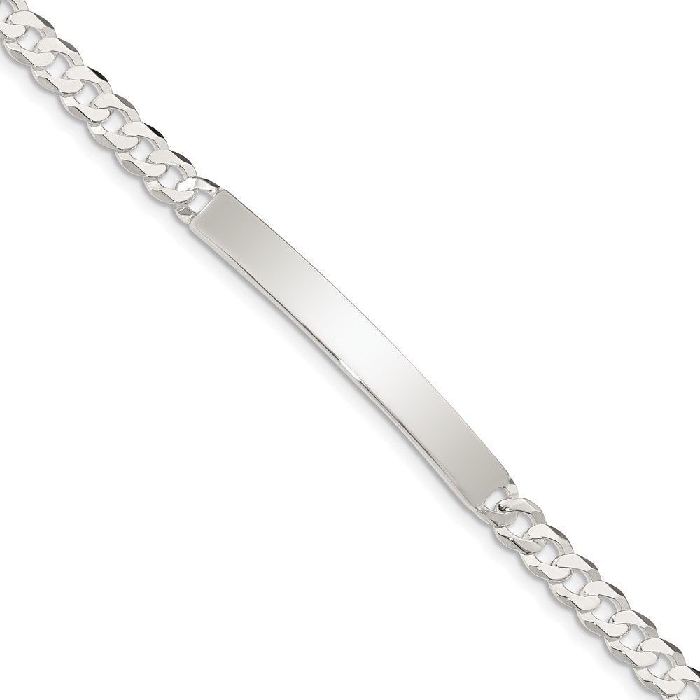 7.5 Zoll Sterlingsilber Panzer Glieder Id Armband