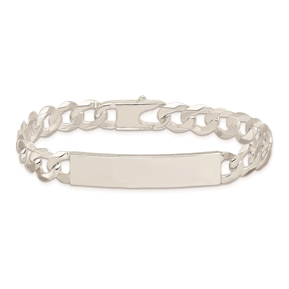 Sterlingsilber Panzer Glieder Id Armband