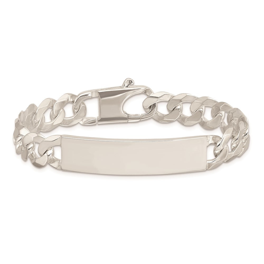 Sterlingsilber Panzer Glieder Id Armband