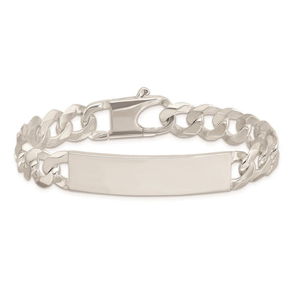 Sterlingsilber Panzer Glieder Id Armband