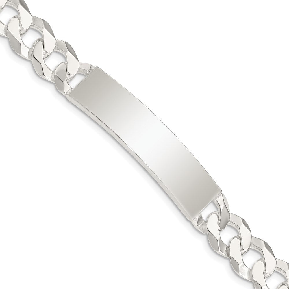 Sterlingsilber Panzer Glieder Id Armband