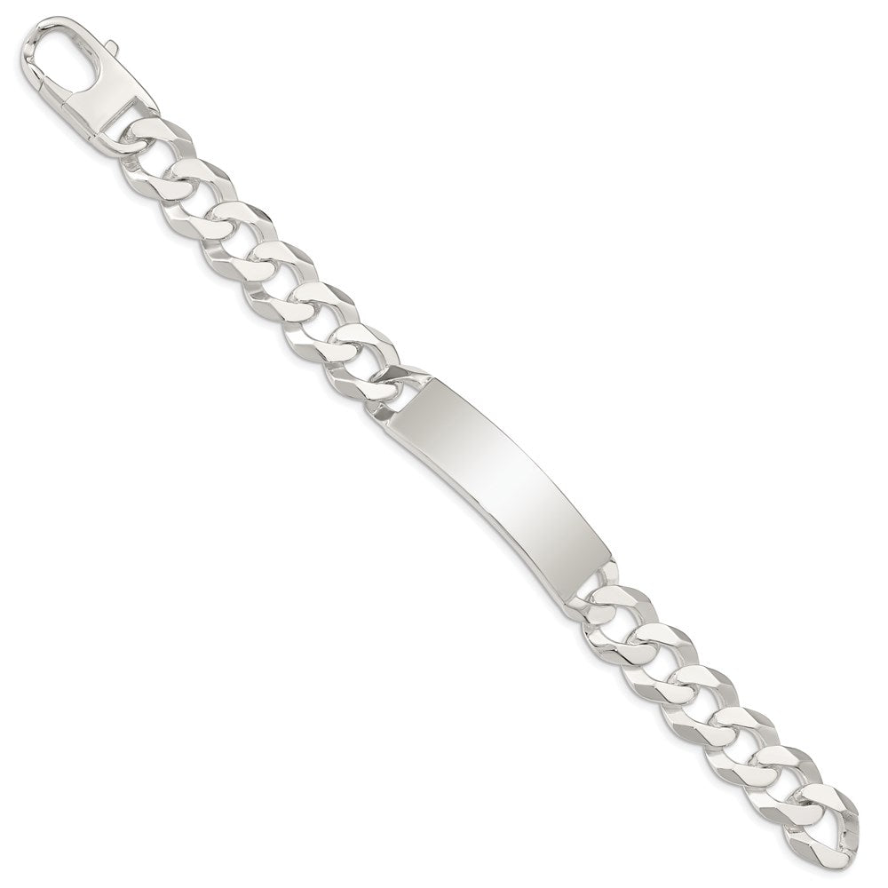 Sterlingsilber Panzer Glieder Id Armband