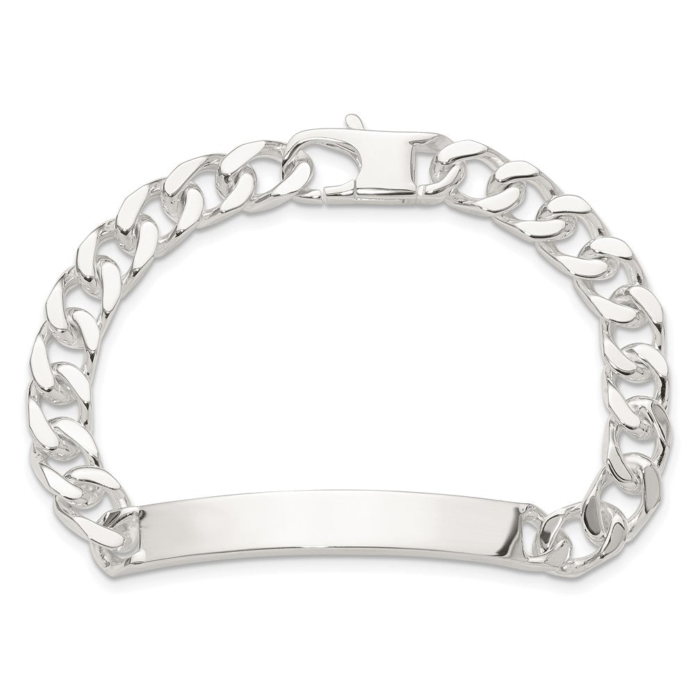 Sterlingsilber 7 Zoll Panzer Id Armband