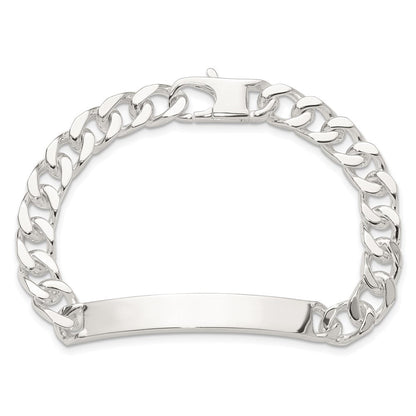 Sterlingsilber 7 Zoll Panzer Id Armband