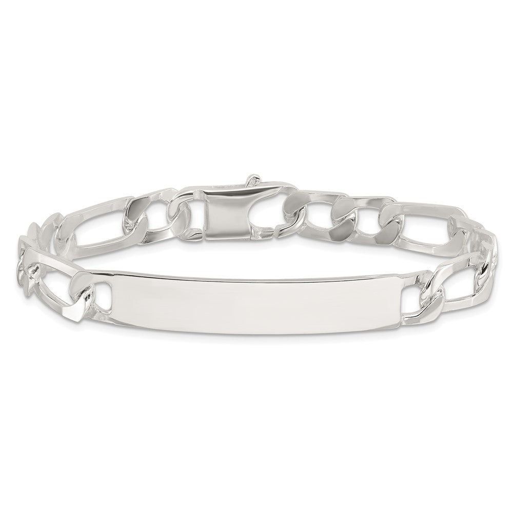 Sterlingsilber 8 Zoll Figaro Id Armband