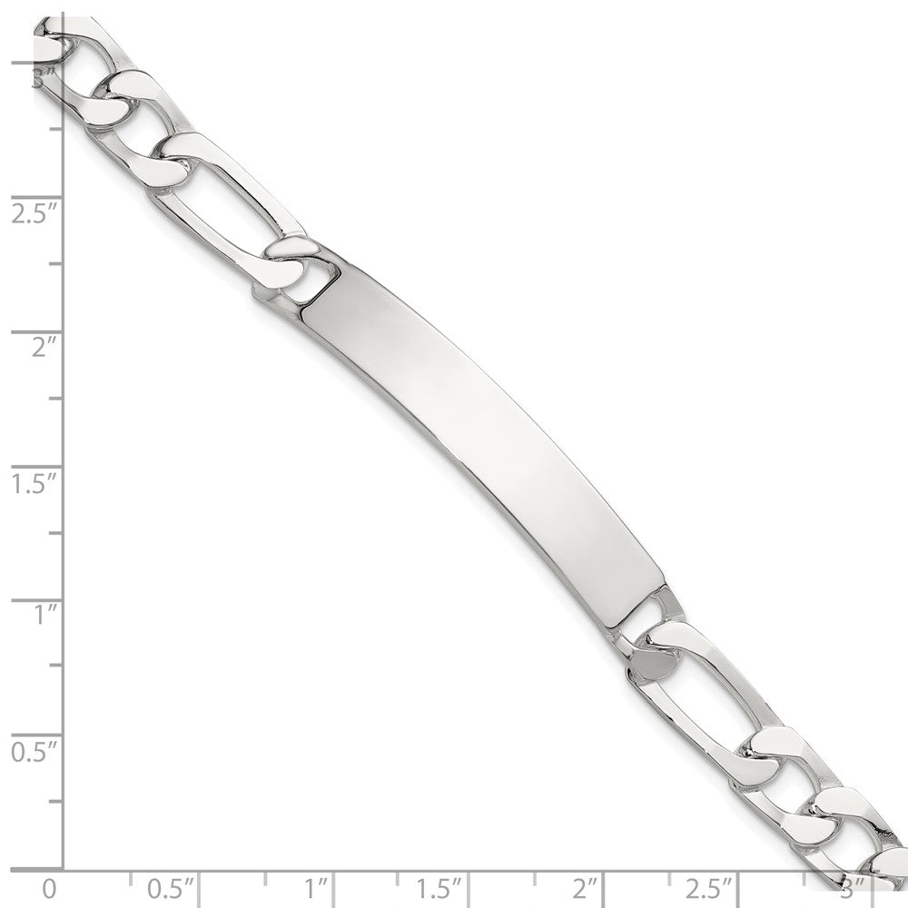 Sterlingsilber 8 Zoll Figaro Id Armband