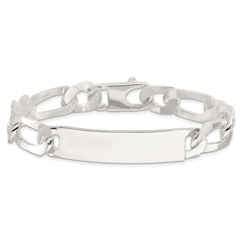 Sterlingsilber 8.5 Zoll Figaro Id Armband