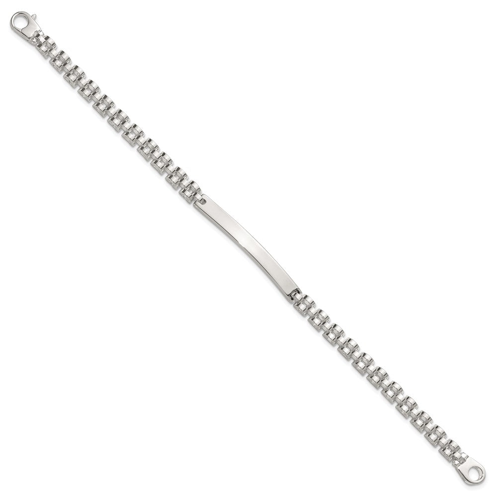 Sterlingsilber Poliert 8 Zoll Herren Id Armband