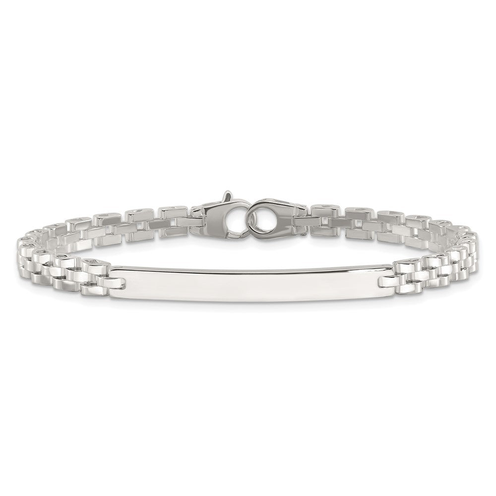Sterlingsilber Poliert 8 Zoll Herren Id Armband