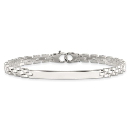 Sterlingsilber Poliert 8 Zoll Herren Id Armband