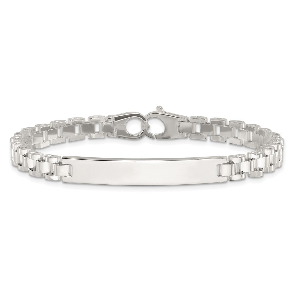 Sterlingsilber Poliert 8 Zoll Herren Id Armband