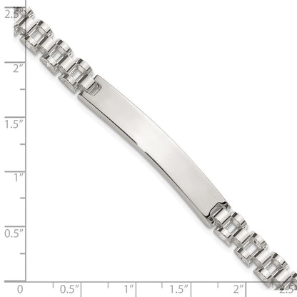 Sterlingsilber Poliert 8 Zoll Herren Id Armband