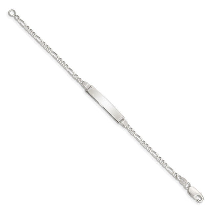 6 Zoll Sterlingsilber Kinder Id Armband