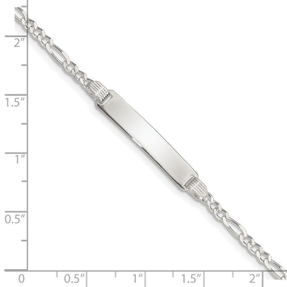 6 Zoll Sterlingsilber Kinder Id Armband
