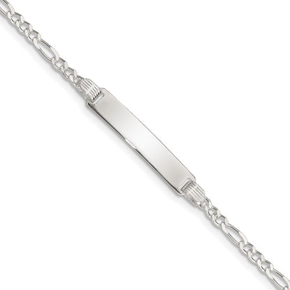6 Zoll Sterlingsilber Kinder Id Armband
