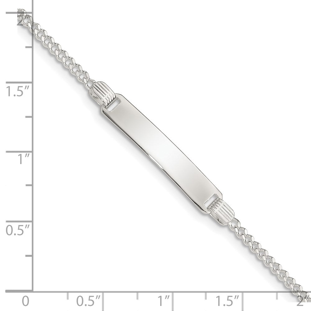 6 Zoll Sterlingsilber Kinder Id Armband