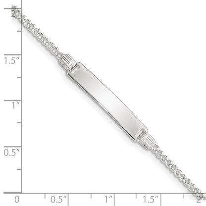 6 Zoll Sterlingsilber Kinder Id Armband