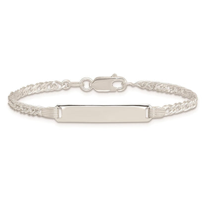 6 Zoll Sterlingsilber Kinder Id Armband