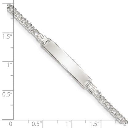 6 Zoll Sterlingsilber Kinder Id Armband