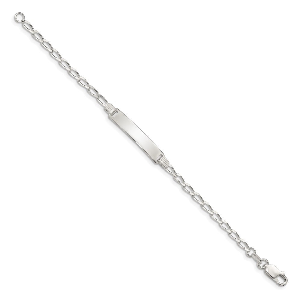 6 Zoll Sterlingsilber Kinder Id Armband