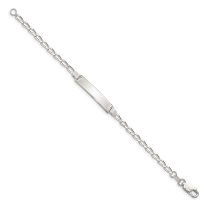 6 Zoll Sterlingsilber Kinder Id Armband