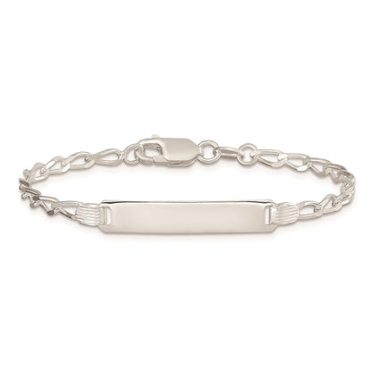 6 Zoll Sterlingsilber Kinder Id Armband