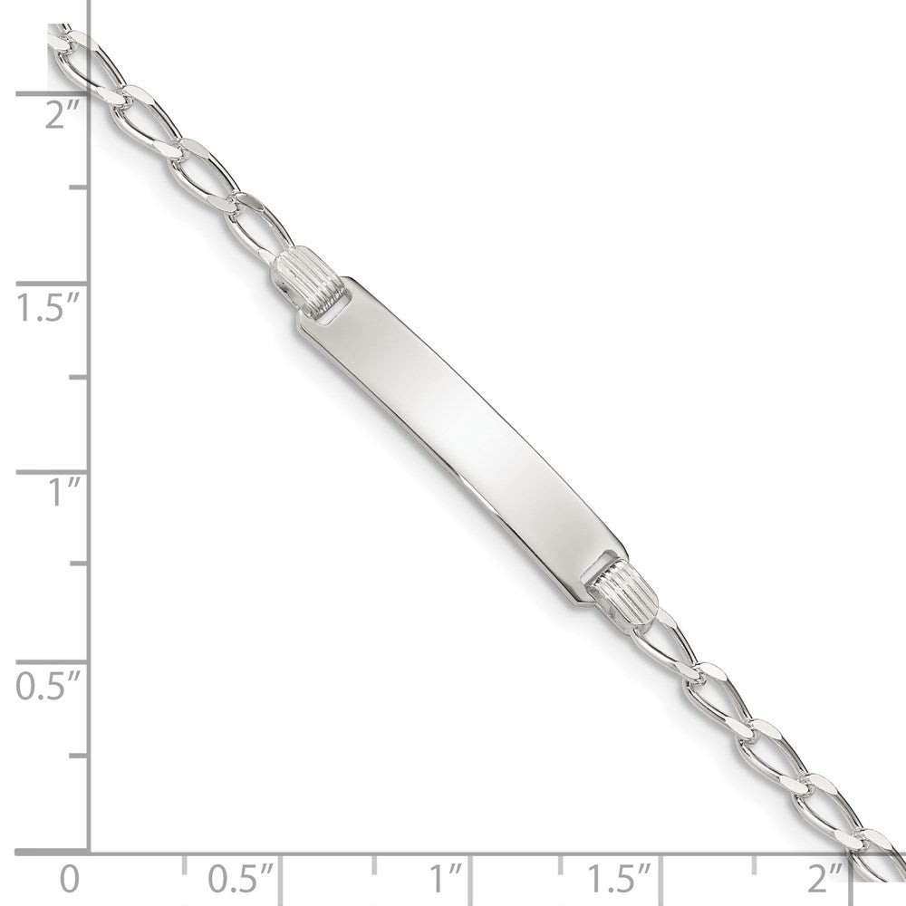 6 Zoll Sterlingsilber Kinder Id Armband