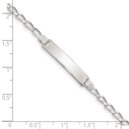 6 Zoll Sterlingsilber Kinder Id Armband