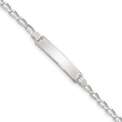 6 Zoll Sterlingsilber Kinder Id Armband