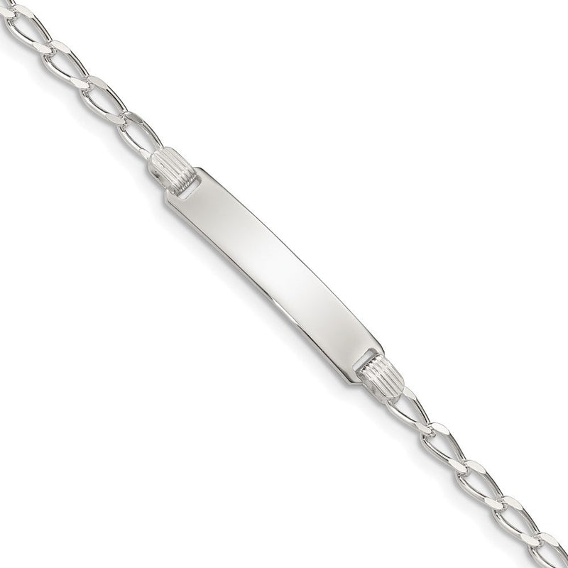 6 Zoll Sterlingsilber Kinder Id Armband
