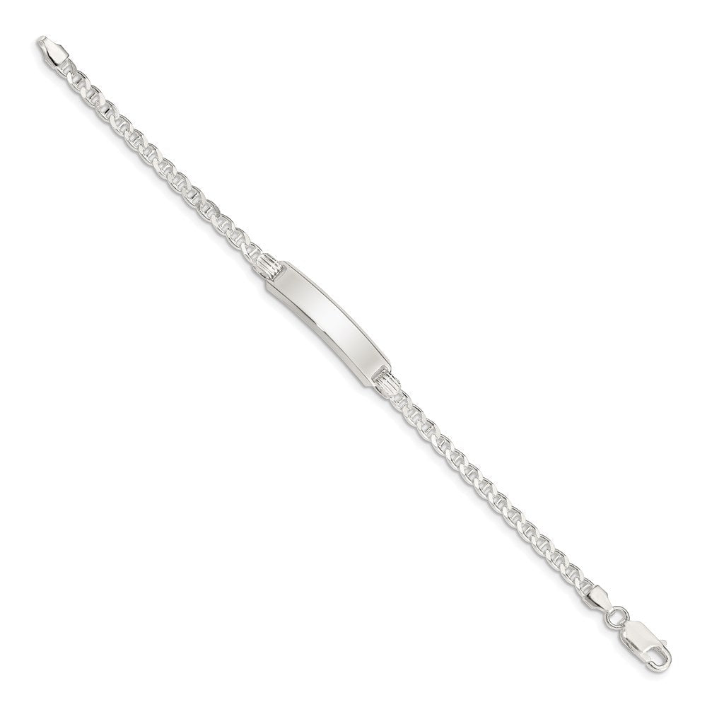 6 Zoll Sterlingsilber Kinder Id Armband