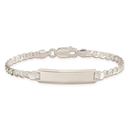 6 Zoll Sterlingsilber Kinder Id Armband