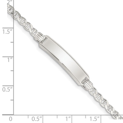 6 Zoll Sterlingsilber Kinder Id Armband
