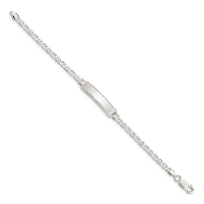 6 Zoll Sterlingsilber Kinder Id Armband