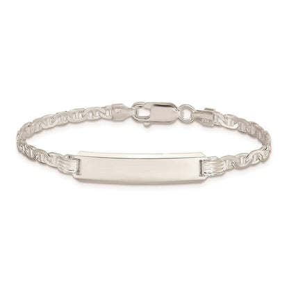 6 Zoll Sterlingsilber Kinder Id Armband