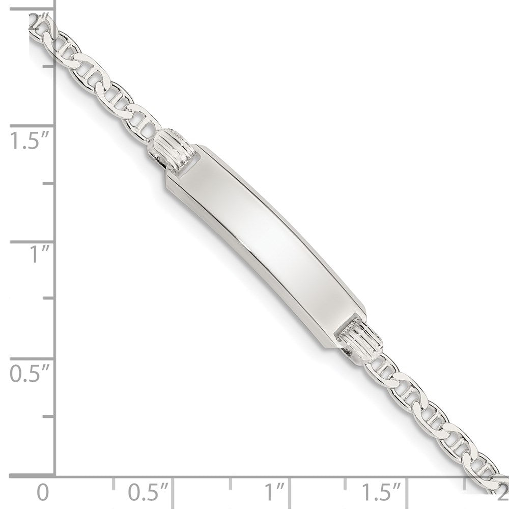 6 Zoll Sterlingsilber Kinder Id Armband
