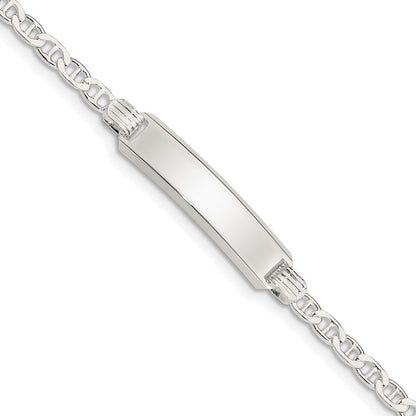 6 Zoll Sterlingsilber Kinder Id Armband