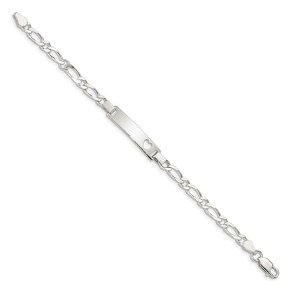 6 Zoll Sterlingsilber Baby Id in Armband