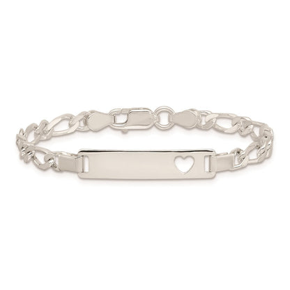 6 Zoll Sterlingsilber Baby Id in Armband