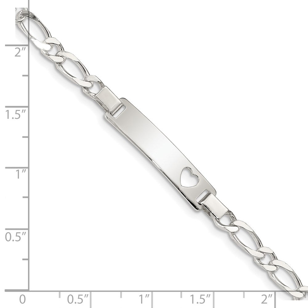6 Zoll Sterlingsilber Baby Id in Armband