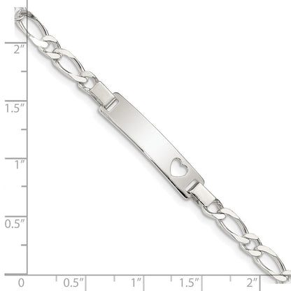 6 Zoll Sterlingsilber Baby Id in Armband